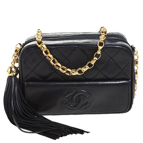 chanel black bag with tassel|chanel handbags australia.